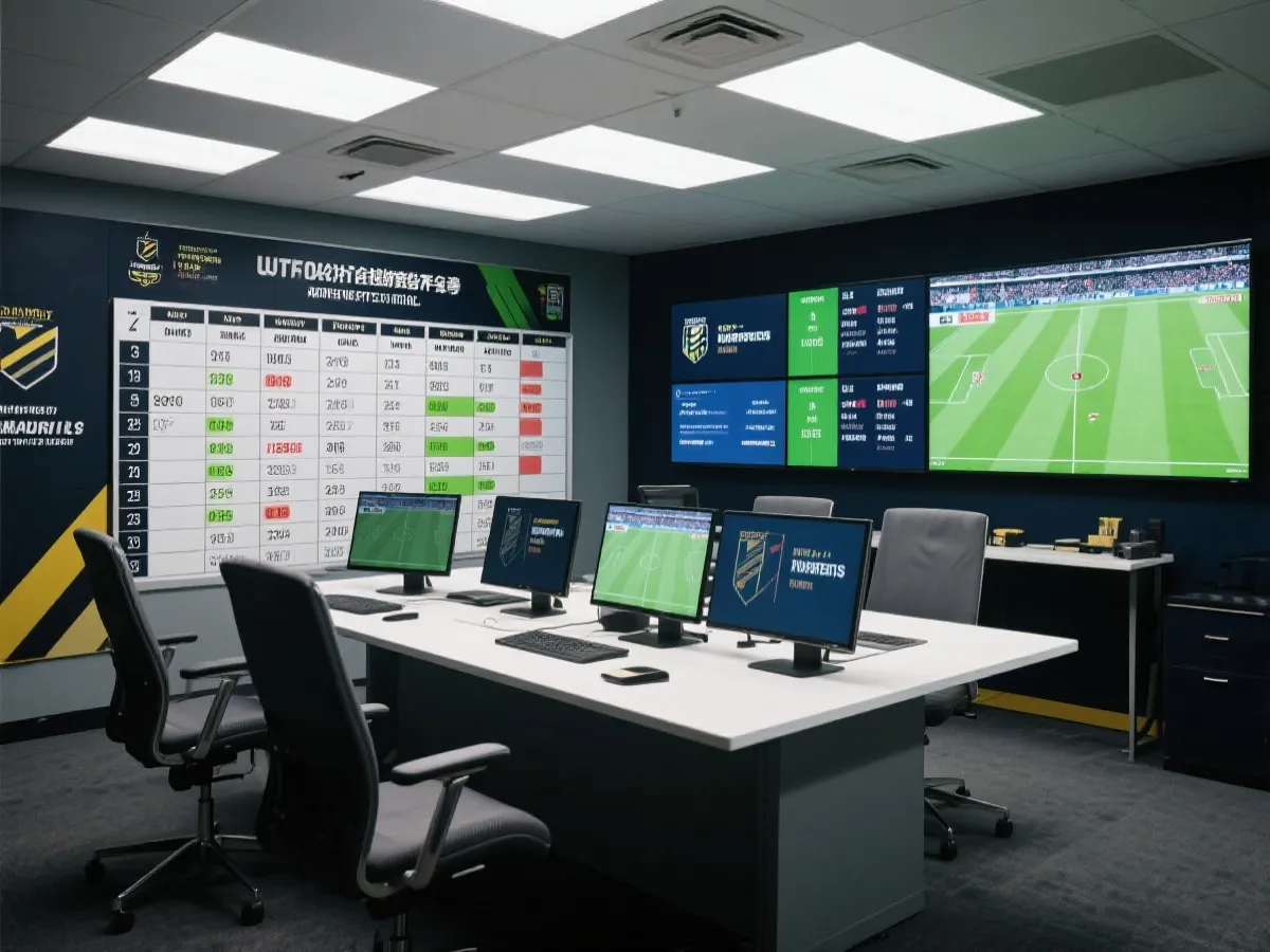 世界盃數據中心展示