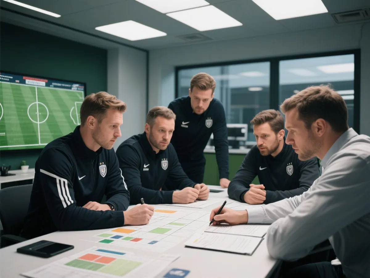 分析團隊觀察賽事趨勢示意圖